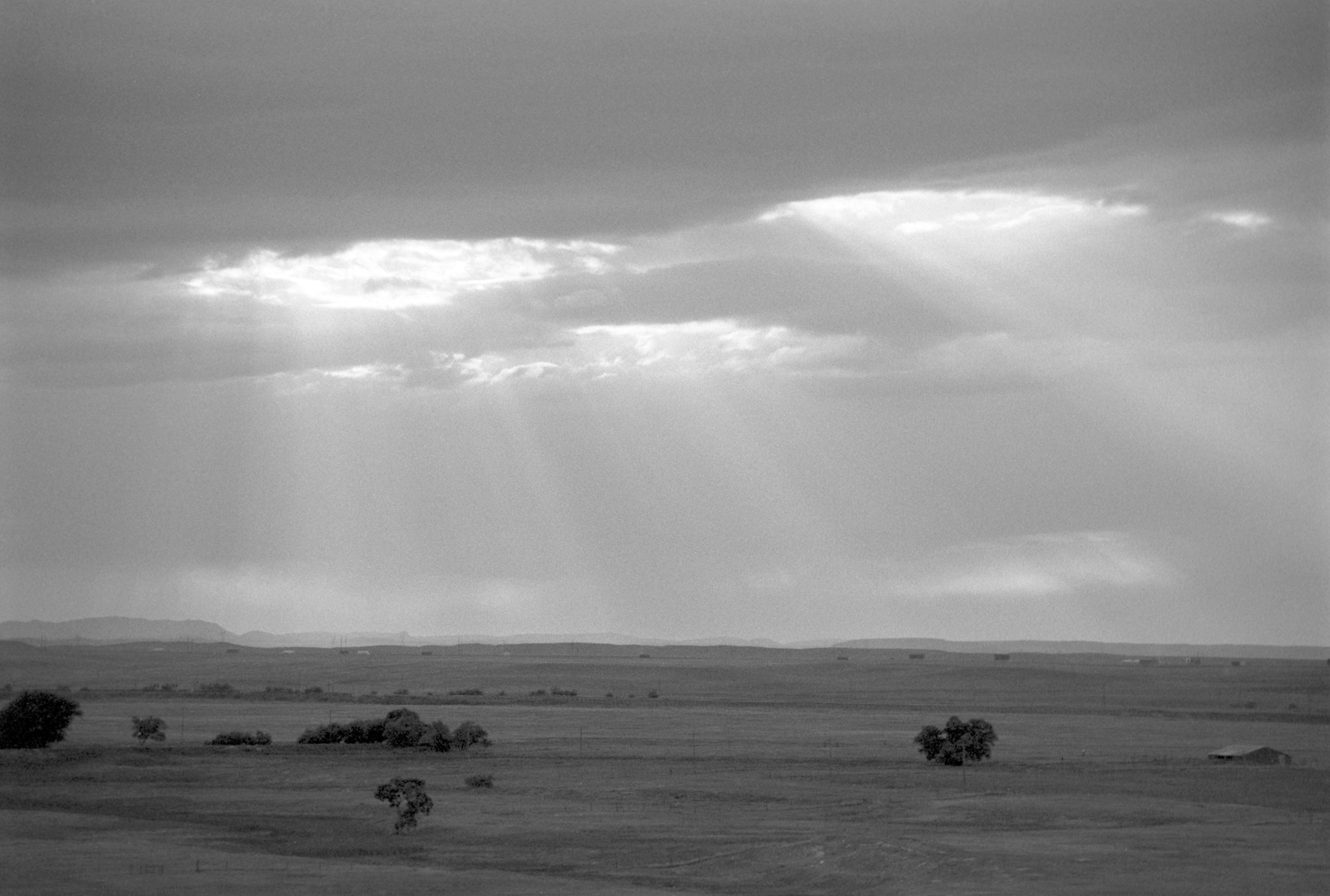 God Rays West of Cheyenne Wyoming by Craig Pindell